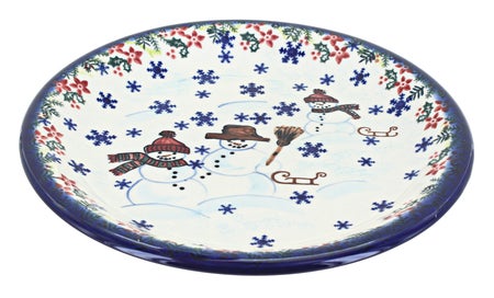 Vena Snowflake Friends Dining Plates & Bowls — Polish Pottery
