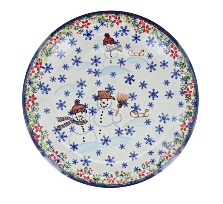 Detail image of Vena Snowflake Friends Dining Plates & Bowls — Polish Pottery