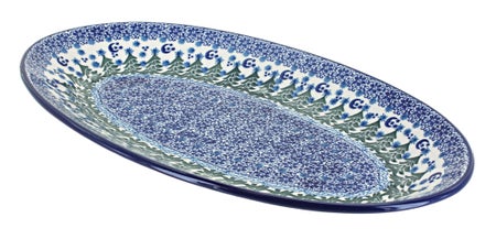 Ceramika Artystyczna Evergreen Magic Large Serving Piece — Polish Pottery