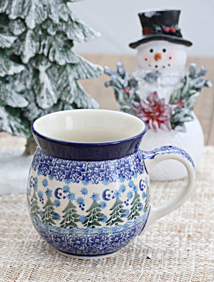 Detail image of Ceramika Artystyczna Evergreen Magic Mug — Polish Pottery