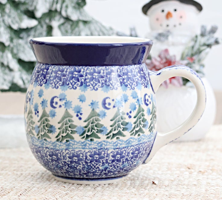 Detail image of Ceramika Artystyczna Evergreen Magic Mug — Polish Pottery