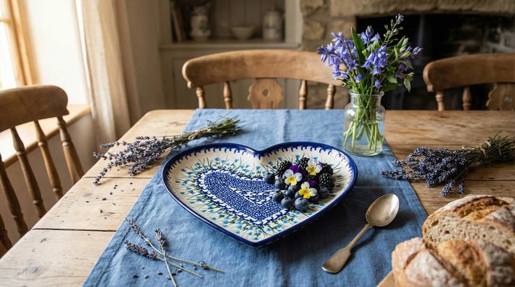 Detail image of Vena Misty Décor — Polish Pottery