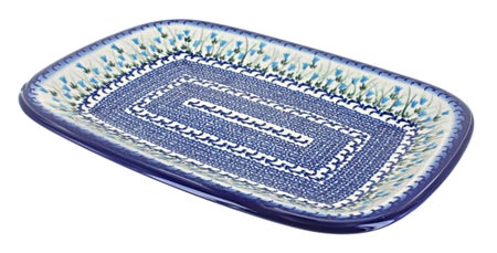 Vena Misty Large Serving Piece — Polish Pottery