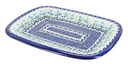 Vena Misty Medium Serving Piece — Polish Pottery