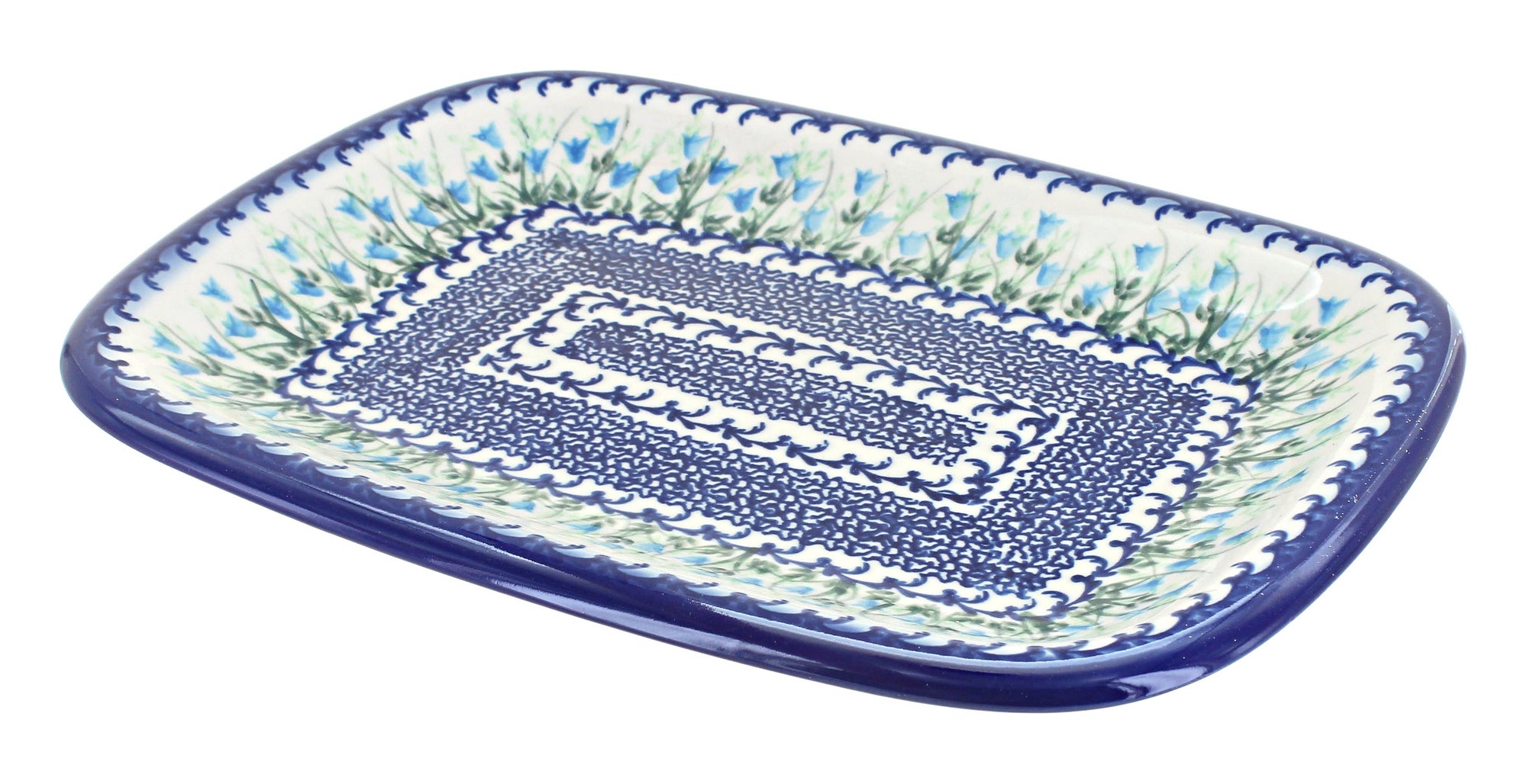 Vena Misty Medium Serving Piece — Polish Pottery