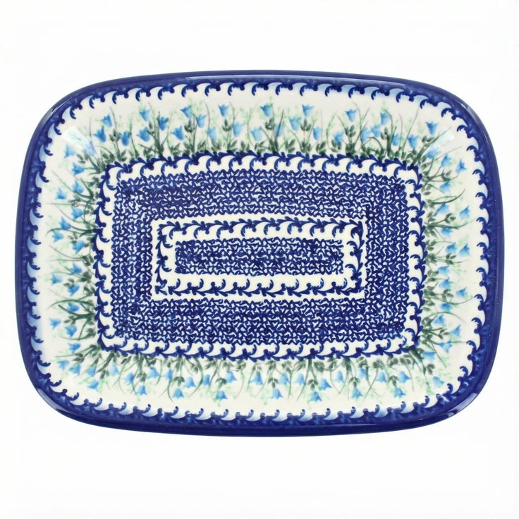 Detail image of Vena Misty Medium Serving Piece — Polish Pottery