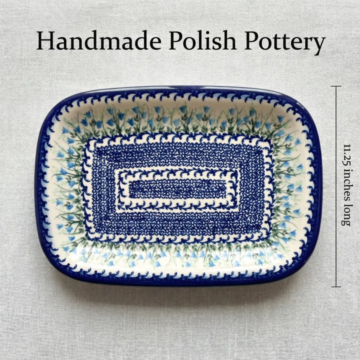 Vena Misty Medium Serving Piece — Polish Pottery