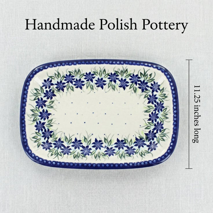 Detail image of Vena Sierra Medium Serving Piece — Polish Pottery