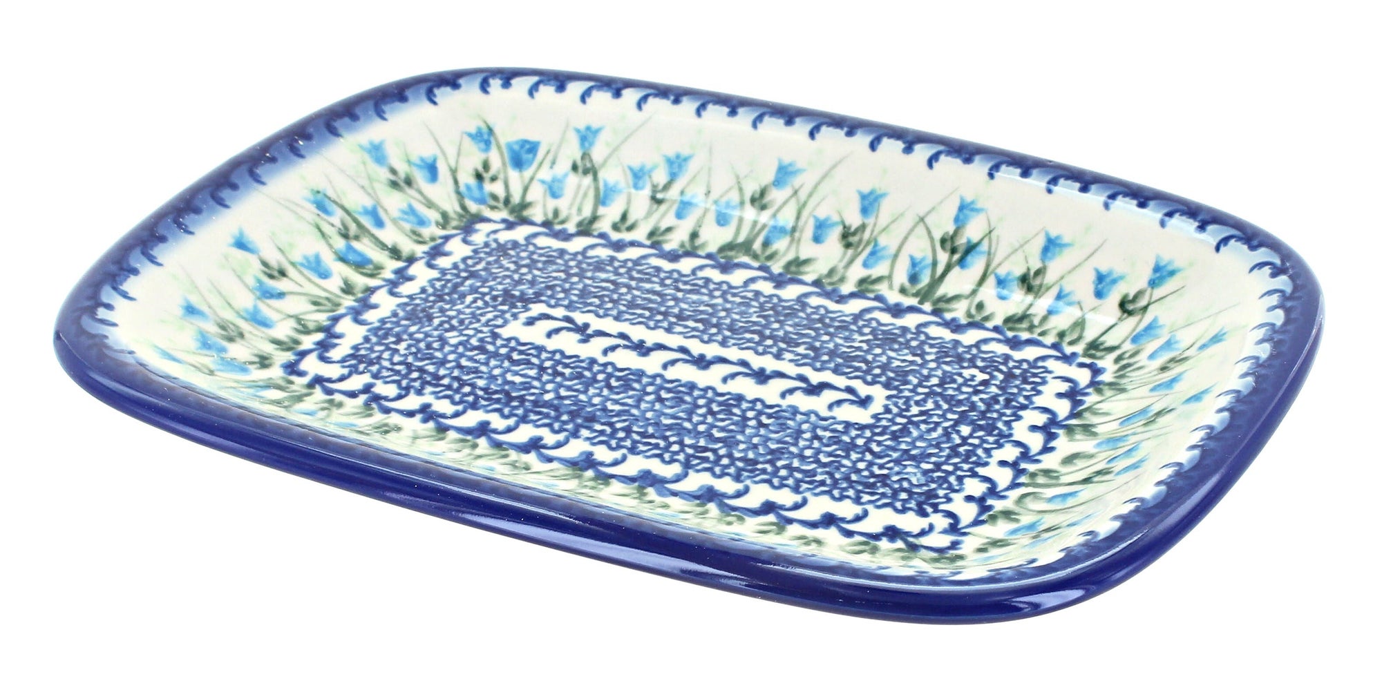 Vena Misty Small Serving Piece — Polish Pottery