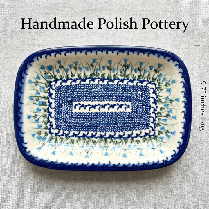 Vena Misty Small Serving Piece — Polish Pottery