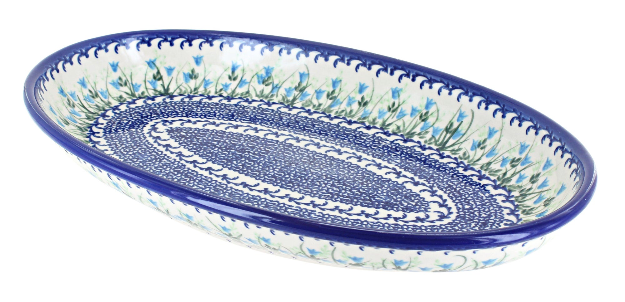 Vena Misty Large Serving Piece — Polish Pottery
