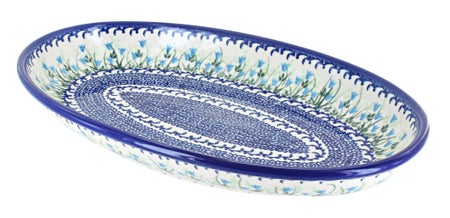 Vena Misty Large Serving Piece — Polish Pottery