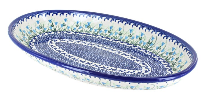 Vena Misty Large Serving Piece — Polish Pottery