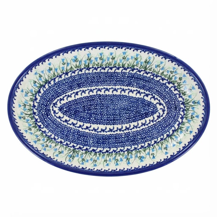 Vena Misty Large Serving Piece — Polish Pottery