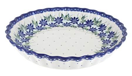 Vena Sierra Pie Plate — Polish Pottery