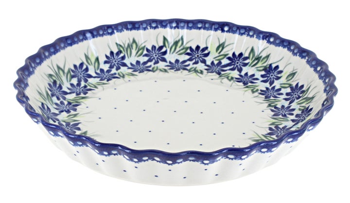 Vena Sierra Pie Plate — Polish Pottery