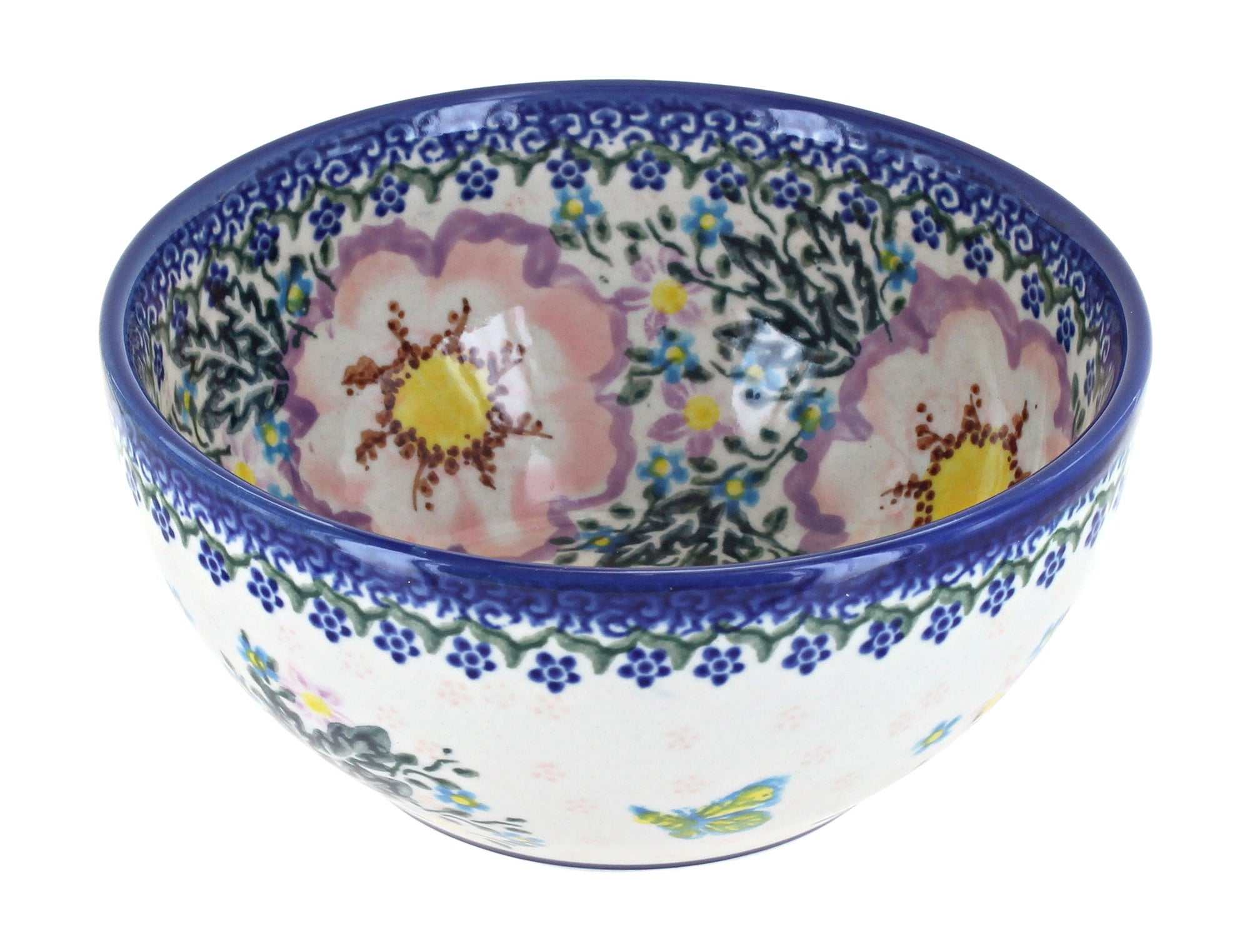 Vena Apple Blossom Dining Plates & Bowls — Polish Pottery