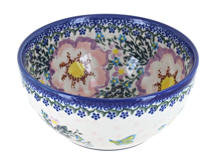 Vena Apple Blossom Dining Plates & Bowls — Polish Pottery