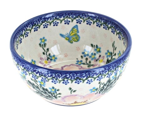Vena Apple Blossom Dining Plates & Bowls — Polish Pottery