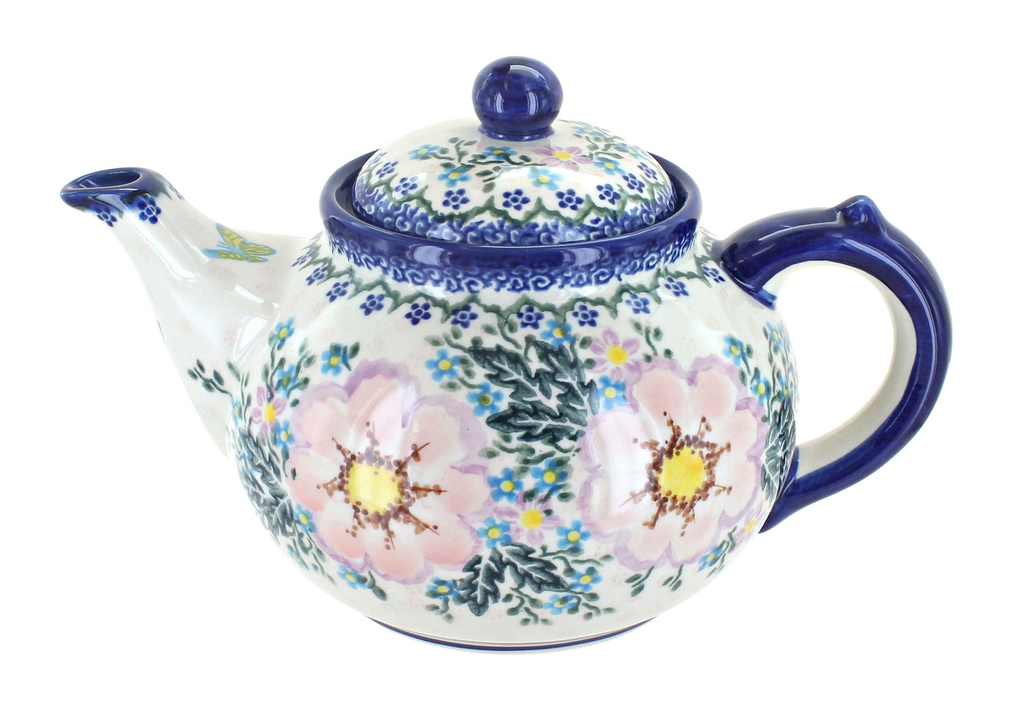 Vena Apple Blossom Teapot — Polish Pottery