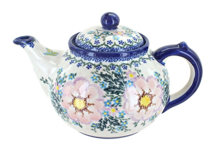 Vena Apple Blossom Teapot — Polish Pottery