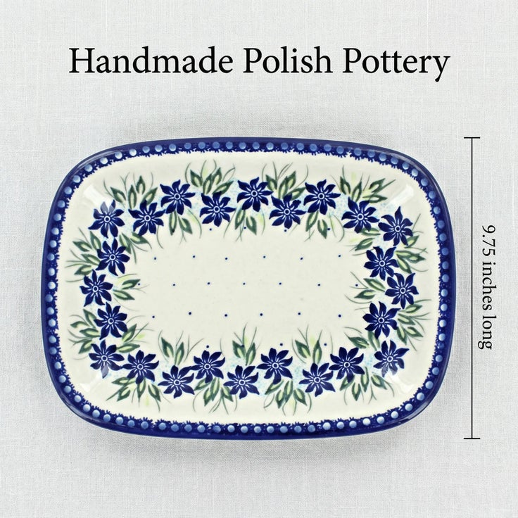 Detail image of Vena Sierra Small Serving Piece — Polish Pottery
