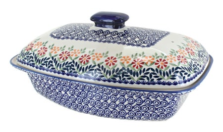Manufaktura Garden Bouquet Large Bakeware — Polish Pottery