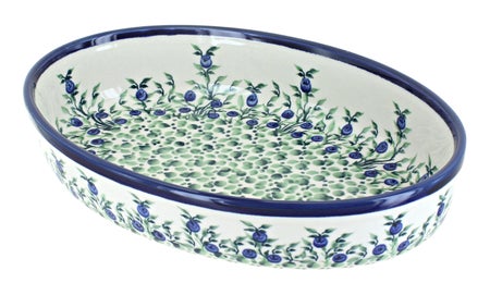Zaklady Porcelain Vine Small Bakeware — Polish Pottery
