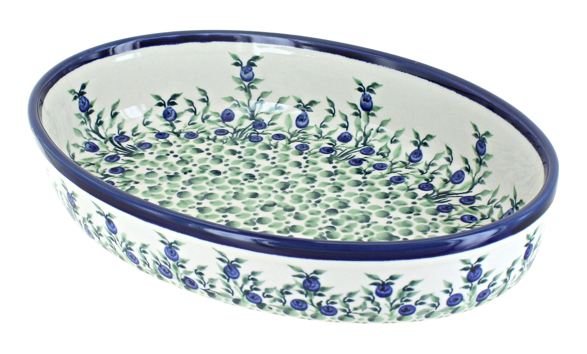 Zaklady Porcelain Vine Small Bakeware — Polish Pottery