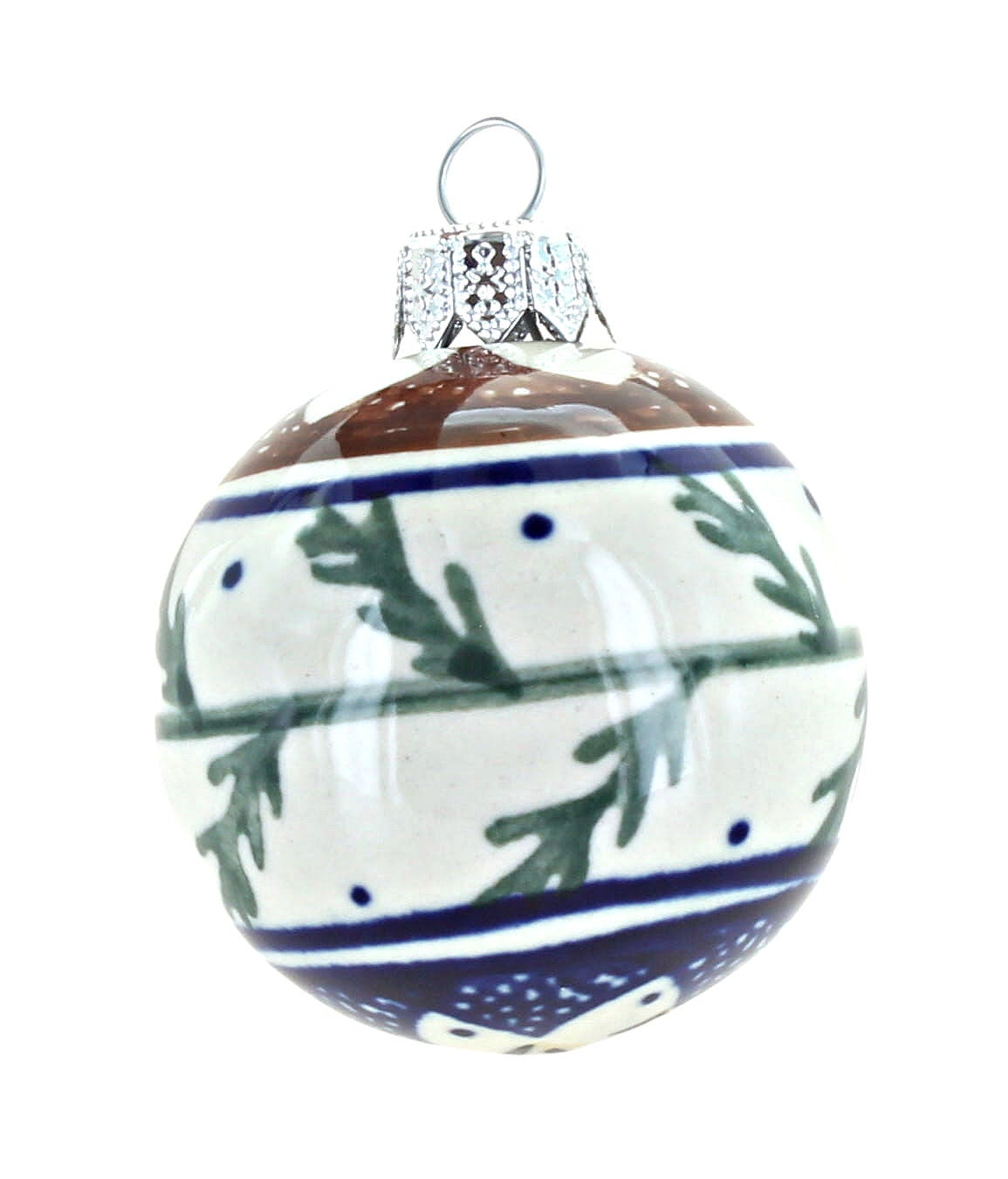 Zaklady Evergreen Small Christmas Ball — Polish Pottery