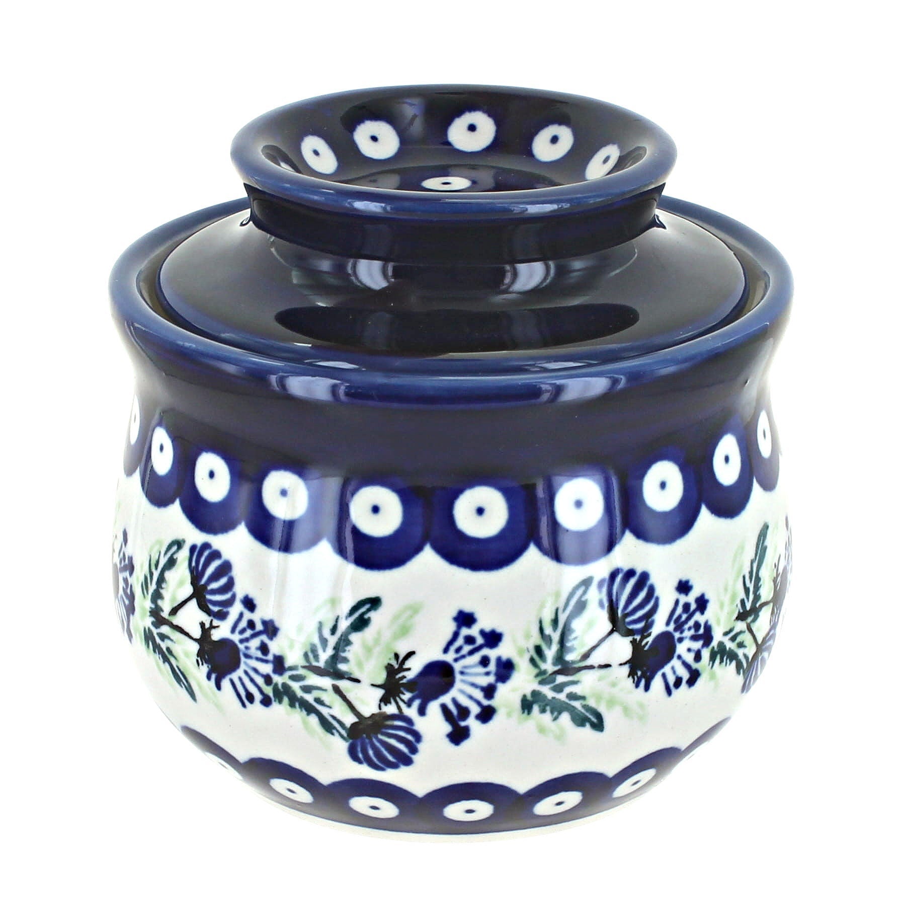 Zaklady Sweet Annie Butter Dish — Polish Pottery