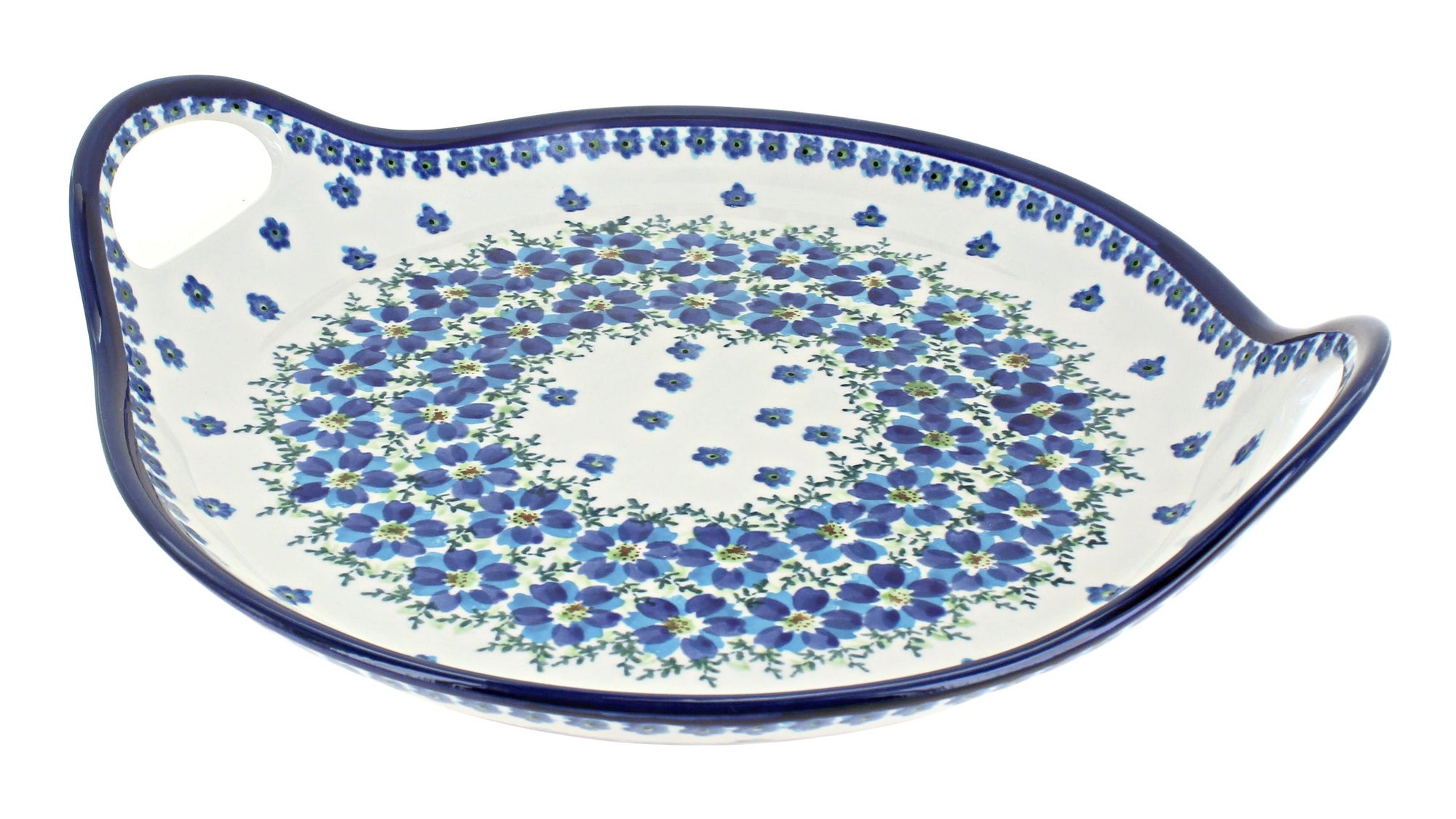Zaklady Kalina Large Serving Piece — Polish Pottery