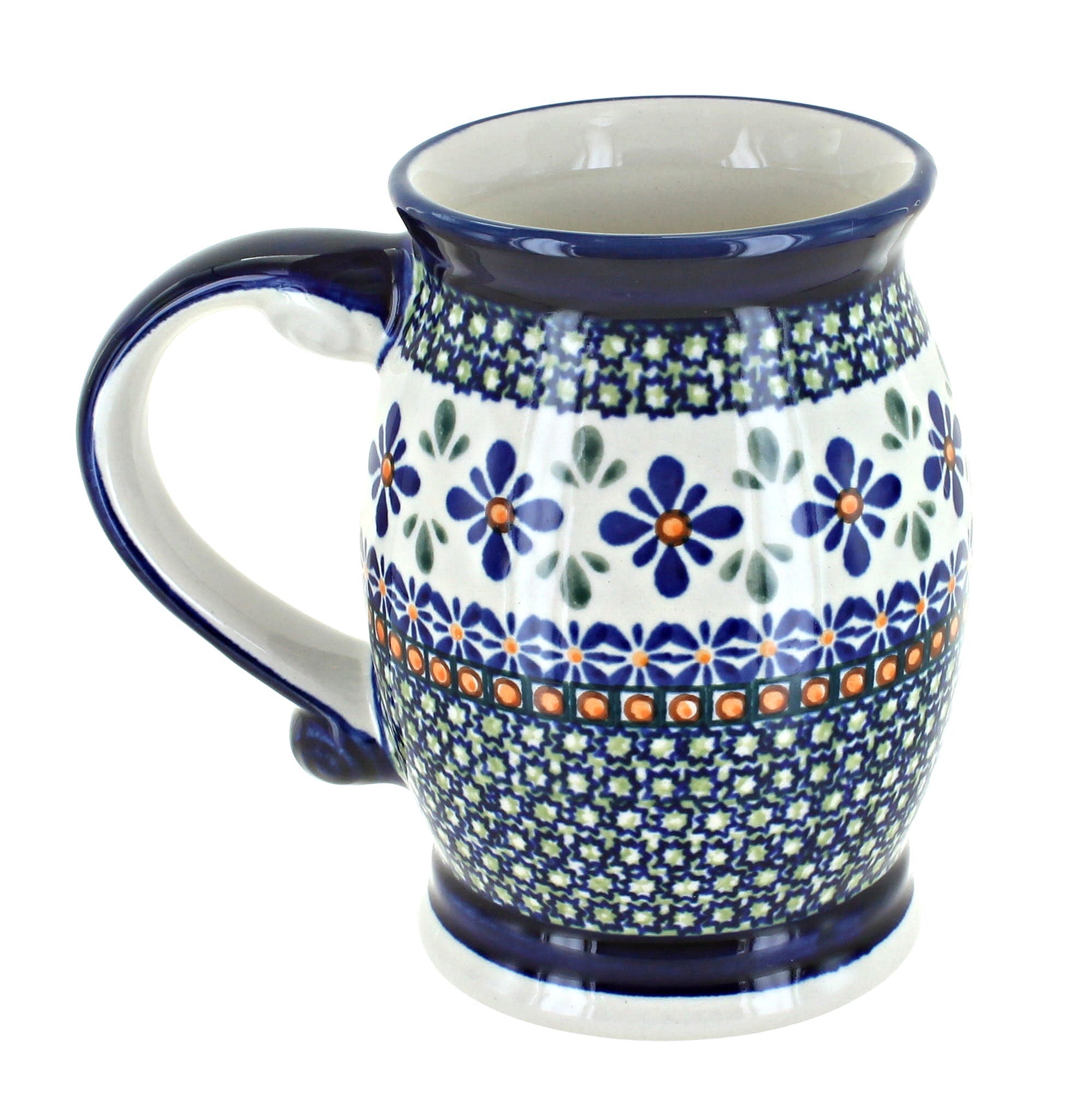 Zaklady Mosaic Flower Mug — Polish Pottery
