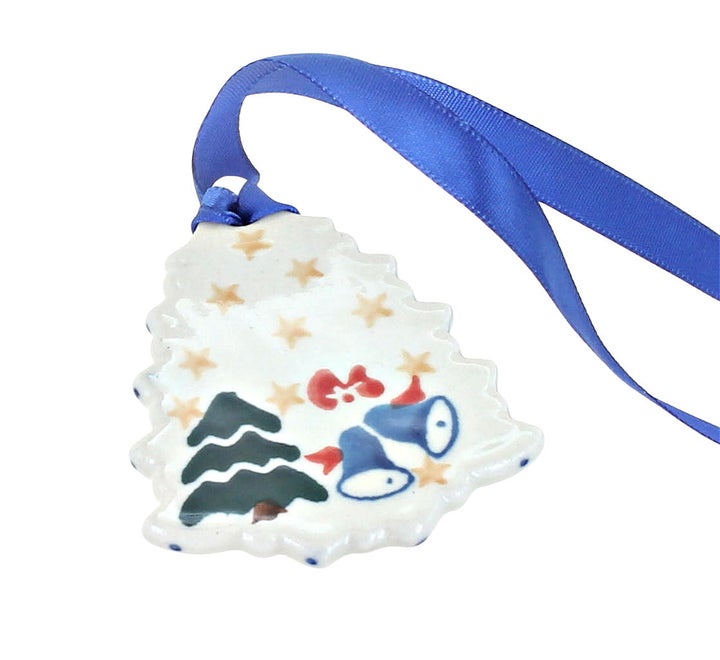 Ceramika Artystyczna Winter Bells Christmas Ornament — Polish Pottery