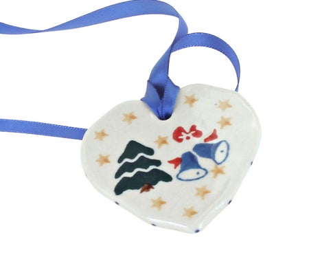 Ceramika Artystyczna Winter Bells Christmas Ornament — Polish Pottery