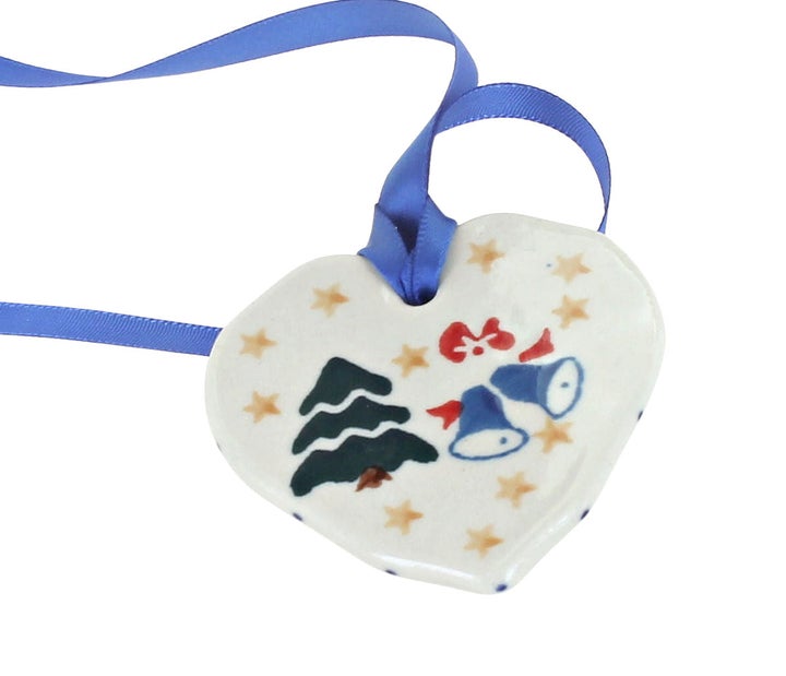 Ceramika Artystyczna Winter Bells Christmas Ornament — Polish Pottery