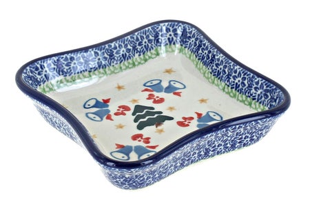 Ceramika Artystyczna Winter Bells Petite Bowl/Dish — Polish Pottery
