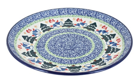 Ceramika Artystyczna Winter Bells Dining Plates & Bowls — Polish Pottery