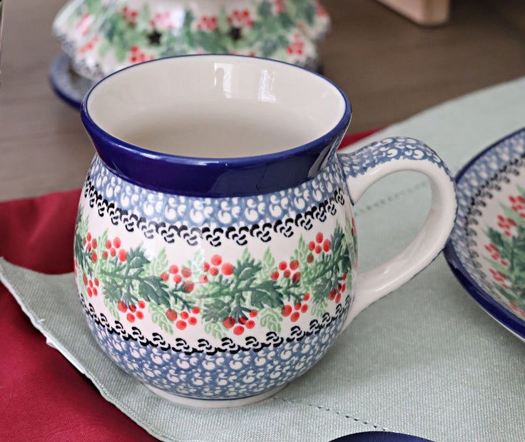 Detail image of Ceramika Artystyczna Noelle Mug — Polish Pottery