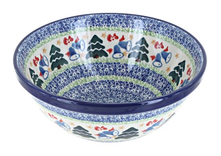 Ceramika Artystyczna Winter Bells Dining Plates & Bowls — Polish Pottery
