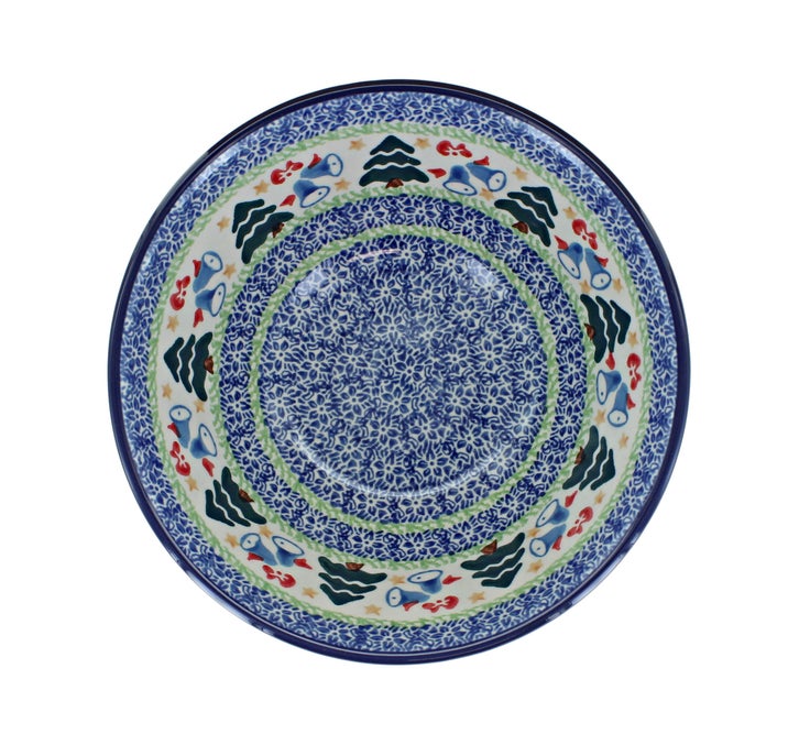 Detail image of Ceramika Artystyczna Winter Bells Dining Plates & Bowls — Polish Pottery