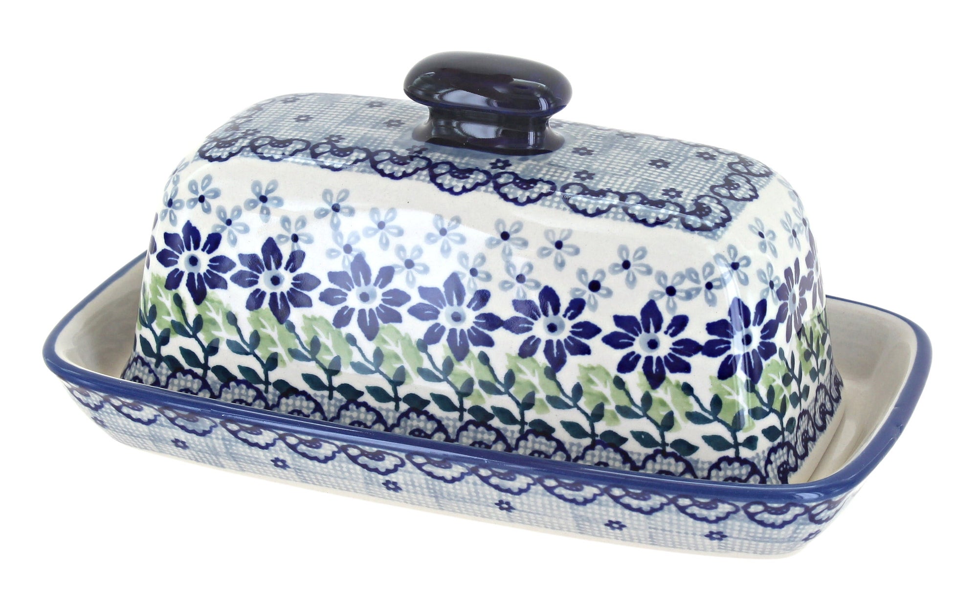 Manufaktura Hallsey Butter Dish — Polish Pottery
