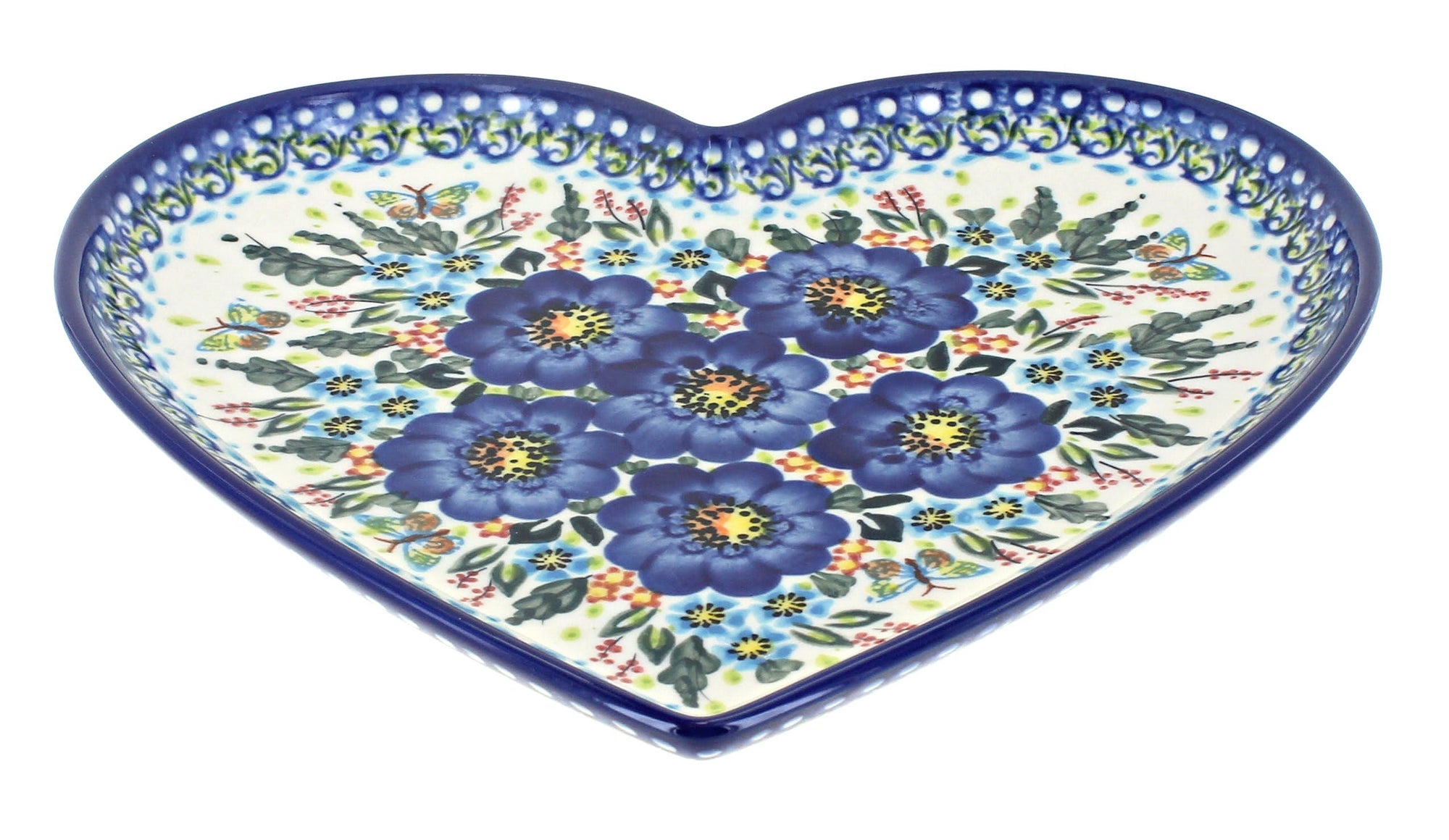 Vena Garden of Blue Décor — Polish Pottery