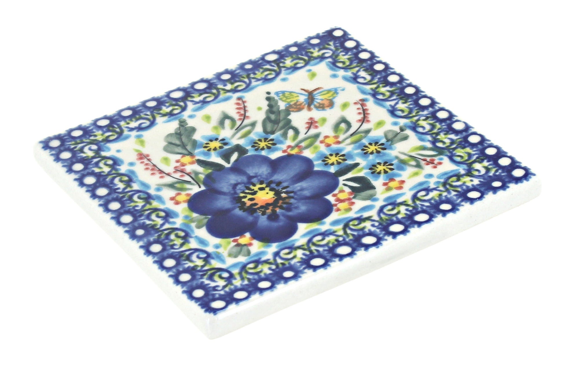 Vena Garden of Blue Décor — Polish Pottery