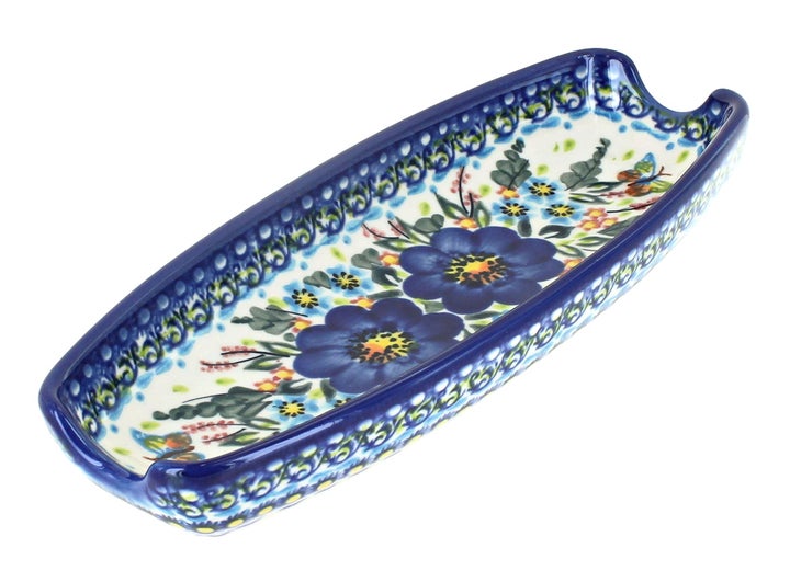 Vena Garden of Blue Dining Accessories — Polish Pottery