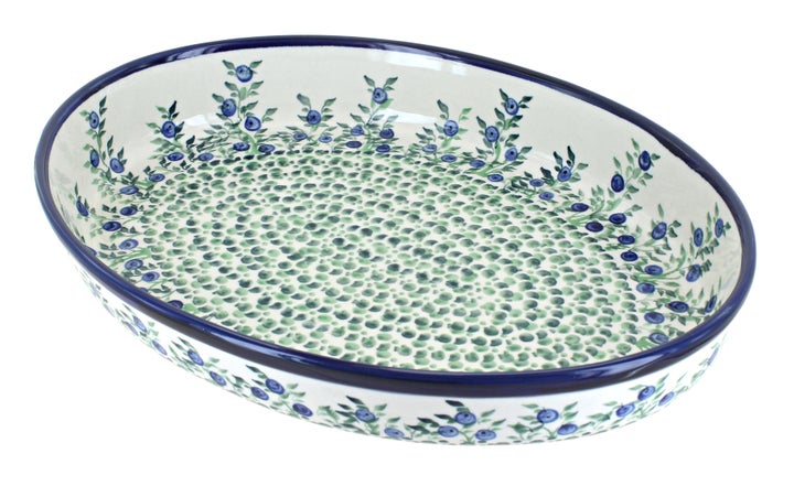 Zaklady Porcelain Vine Large Bakeware — Polish Pottery