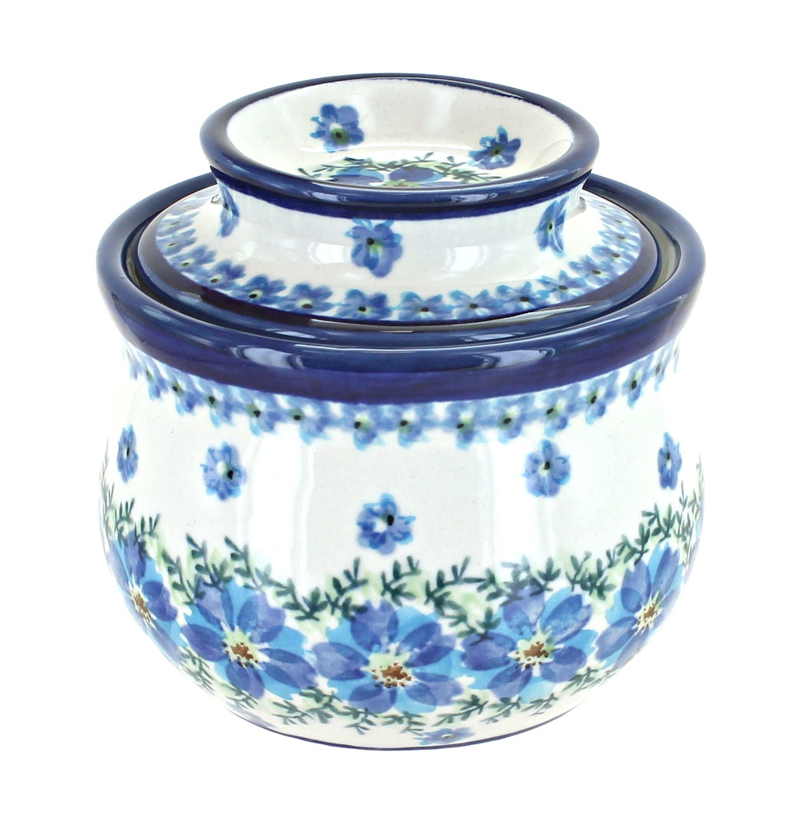 Zaklady Kalina Butter Dish — Polish Pottery