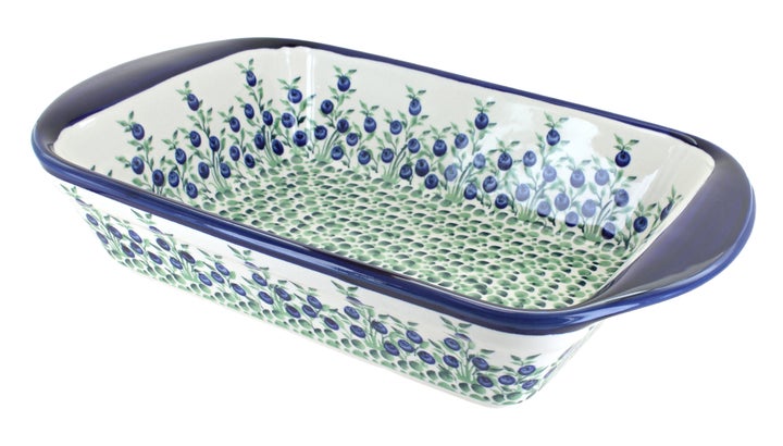 Zaklady Porcelain Vine Large Bakeware — Polish Pottery