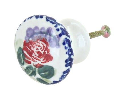 WR Unikat Roses Are Red Décor — Polish Pottery
