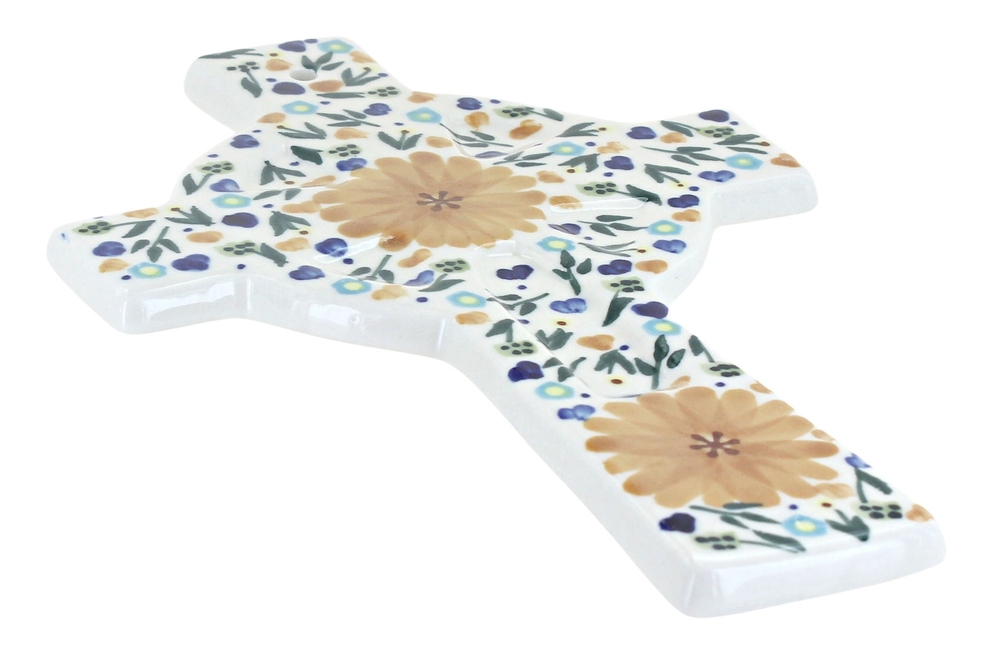 WR Unikat Yellow Daisy Décor — Polish Pottery